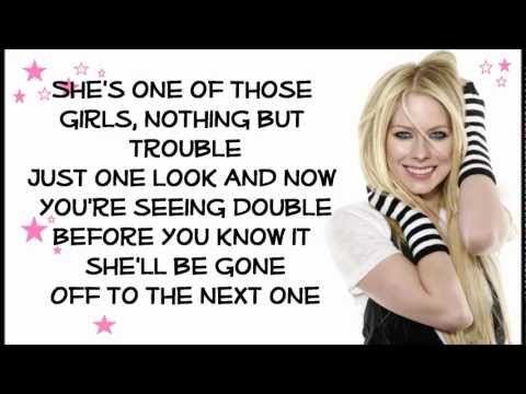Avril Lavigne - One Of Those Girls (with lyrics) HD