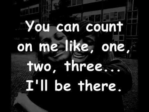 Bruno Mars - Count on me lyrics